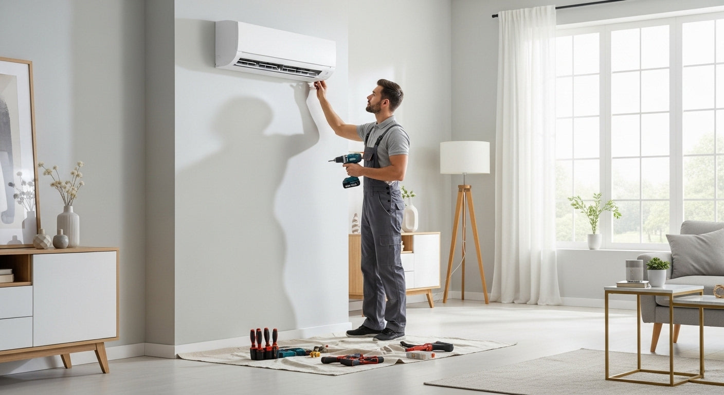 Install / Passang (Split AC installation)